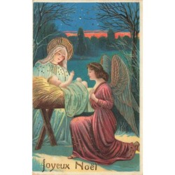 n°28225 - Carte Gaufrée -...