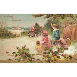n°28228 - Carte Gaufrée -...