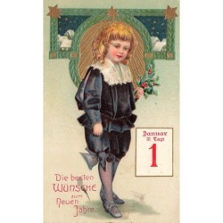n°28231 - Carte Gaufrée -...