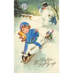 n°28233 - Carte Gaufrée -...