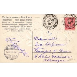 n°28240 - Carte Gaufrée - Clapsaddle - Bonne Année - Anges portant des portes-bonheur