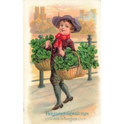 n°28246 - Carte Gaufrée -...