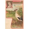 n°28264 - Fantaisie - Art Nouveau - August - Cigogne - Femme