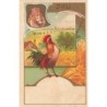 n°28265 - Fantaisie - Art Nouveau -Juli - Coq -Tête de Lion