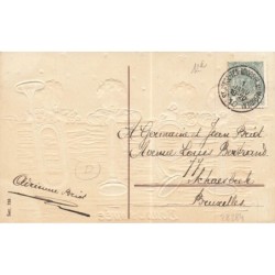 n°28284 - Nouvel An - Bonne Année 1910 - Enfants jouant de la musique