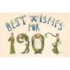 n°28290 - Nouvel An - Best Wishes for 1907 - Hommes et femmes