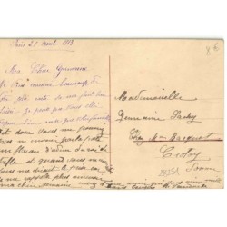 n°28251 - Fantaisie - Carte Brodée - Souvenir - Fleurs