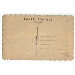 n°28254 - Fantaisie - Carte Brodée avec pochette - Paon et une photo d'un couple