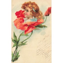 n°28345 - Carte Gaufrée -...