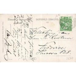 n°28347 - Fantaisie - Ange dans les jupes d'une femme
