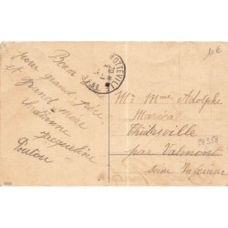 n°28358 - Baumgarten - Bonne Année - Anges déposant des cadeaux au pied du lit d'une fillette