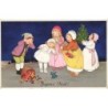 n°28373 - Flatscher - MM Vienne 724 - Joyeux Noël - Enfants, regardant des pommes tombées par terre