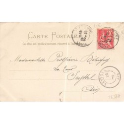 n°28377 - Fantaisie - MSM - Jeune femme au milieu de fleurs dans un champs