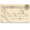 n°13391 - Carte Gaufrée - Bonne Année - Enfants avec des trèfles à quatre feuilles