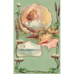 n°28392 - Carte Gaufrée -...