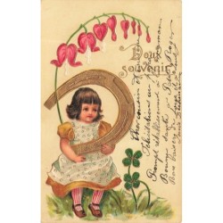 n°28393 - Carte Gaufrée -...