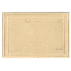 n°28402 - Fantaisie - Carte Tissée Soie- Deux enfants effrayés dans une forêt