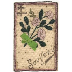 n°28404 - Carte Brodée -...