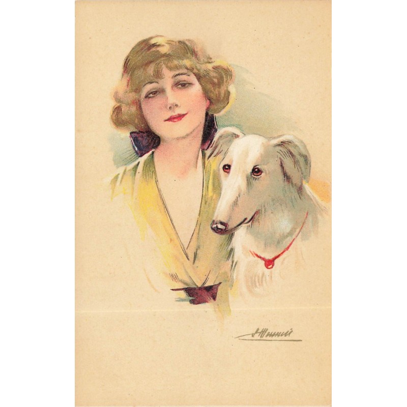 n°28411 - Illustrateur S. Meunier - Les Chiens de ces Dames - Série 58 n°5