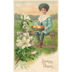 n°28418 - Carte Gaufrée -...