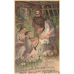 n°28424 - Carte Gaufrée -...