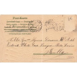 n°28424 - Carte Gaufrée - Noël - Buon Natale - Scène de la nativité