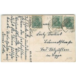 n°10333 - Carte Fantaisie - Beste Weihnachtsgruss - Angelots et luge