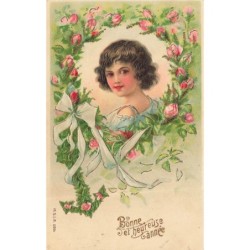 n°28430 - Carte Gaufrée -...