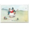 n°13409 - P. Ebner - Heil, den Giegern - Fillette embrassant deux autres enfants jouant à la guerre - MM Vienne n°1020