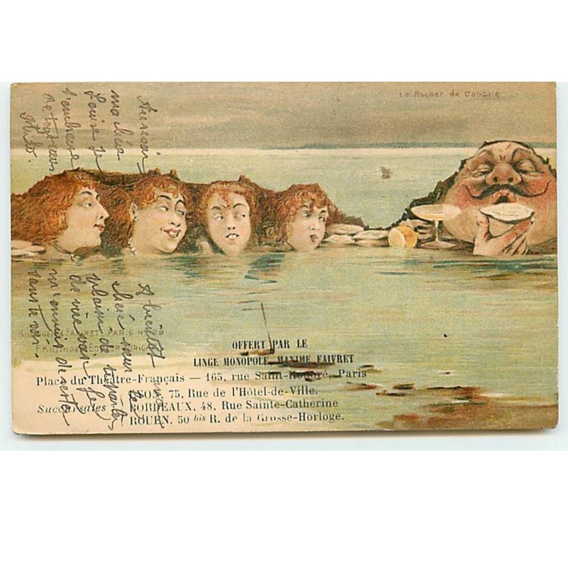 n°13411 - Killinger n°129 - Le Rocher de Cancale - Offert par le linge monopole Maxime Faivret - Surréalisme