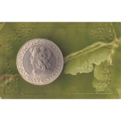 n°28468 - Carte Gaufrée -...