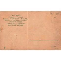 n°28470 - Carte Gaufrée - Fantaisie - Homme clouant la langue d'une femme