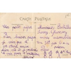 n°28471 - 1er Avril - Griff - Comme tu adores le décorum .... - Poisson habillé, tenant un haut de forme