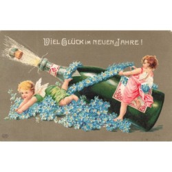 n°28477 - Carte Gaufrée -...