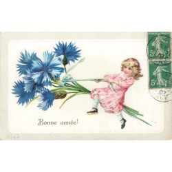 n°28480 - Carte Gaufrée -...