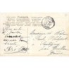 n°28480 - Carte Gaufrée - Bonne Année - Fillette tenant un ruban sur des tiges de chardons