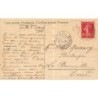 n°28482 - Carte Gaufrée - Bonne Année - Maison sous la neige, et pomme de pin