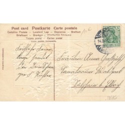n°28485 - Carte Gaufrée - Pentecôte - Fröhliche Pfingsten - Un arbre humanisé écoutant un ange jouant du violon