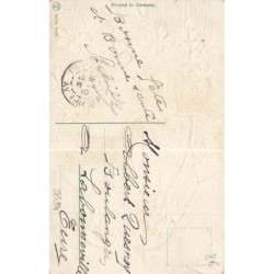 n°28494 - Carte Gaufrée - Bonne Fête - Deux fillettes discutant