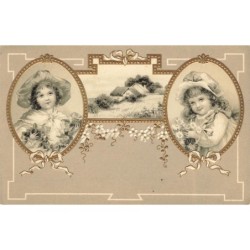 n°28497 - Carte Gaufrée -...