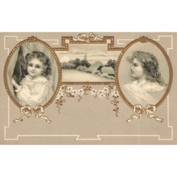n°28498 - Carte Gaufrée -...
