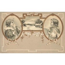 n°28499 - Carte Gaufrée -...
