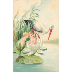 n°28500 - Carte Gaufrée -...