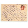 n°13424 - Carte Gaufrée - Joyeuses Pâques - Poussin habillé en facteur apportant du courrier