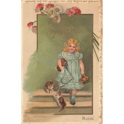 n°28518 - Carte Gaufrée -...