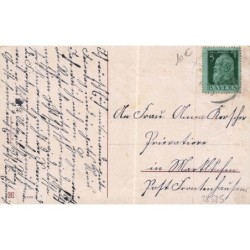 n°28525 - Carte légèrement Gaufrée - Fröhliche Weihnachten - Fillette sur une luge apportant des jouets