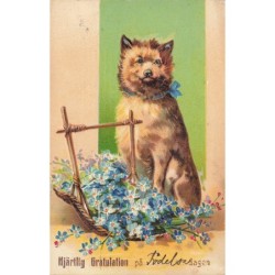 n°28550 - Carte Gaufrée -...