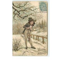 n°13432 - Carte Gaufrée -...