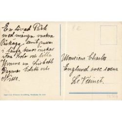 n°28564 - Pâques - En Glad Pask - Illustrateur Adèle Söderberg - Jeune couple s'embrassant