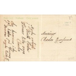 n°28565 - Carte Gaufrée - Glad Pingst - Garçon sur un échelle, attrapant des hannetons